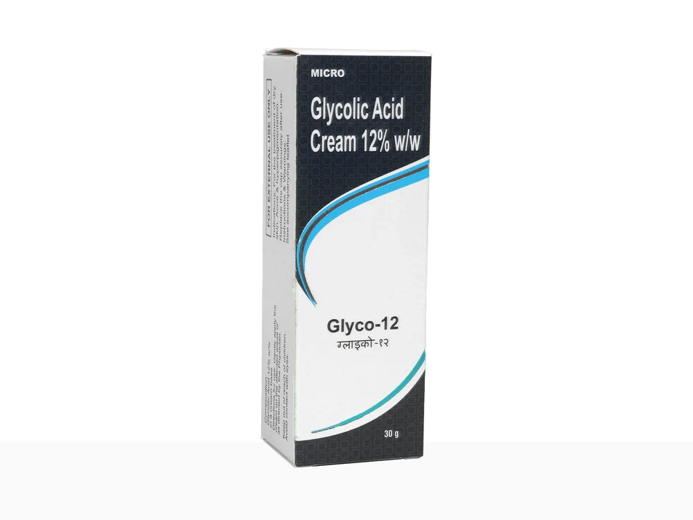 Crema de ácido glicólico al 12%