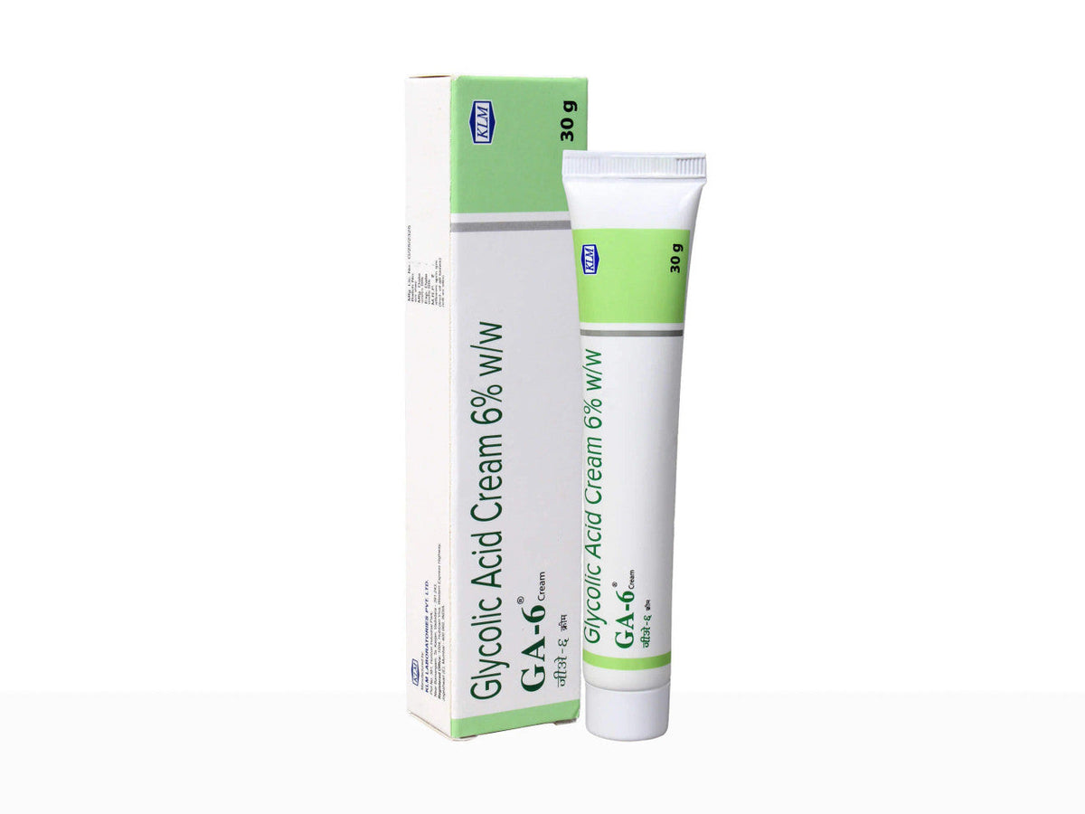 Crema de ácido glicólico al 6% - Exfoliación y pigmentación