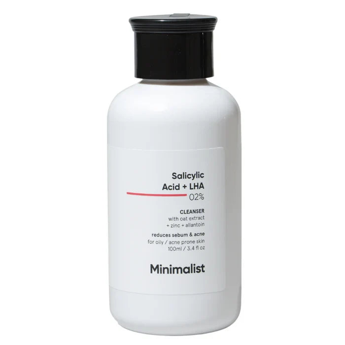 Limpiador de ácido salicílico minimalista