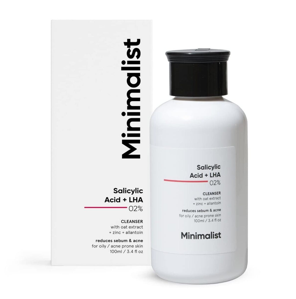 Limpiador de ácido salicílico minimalista